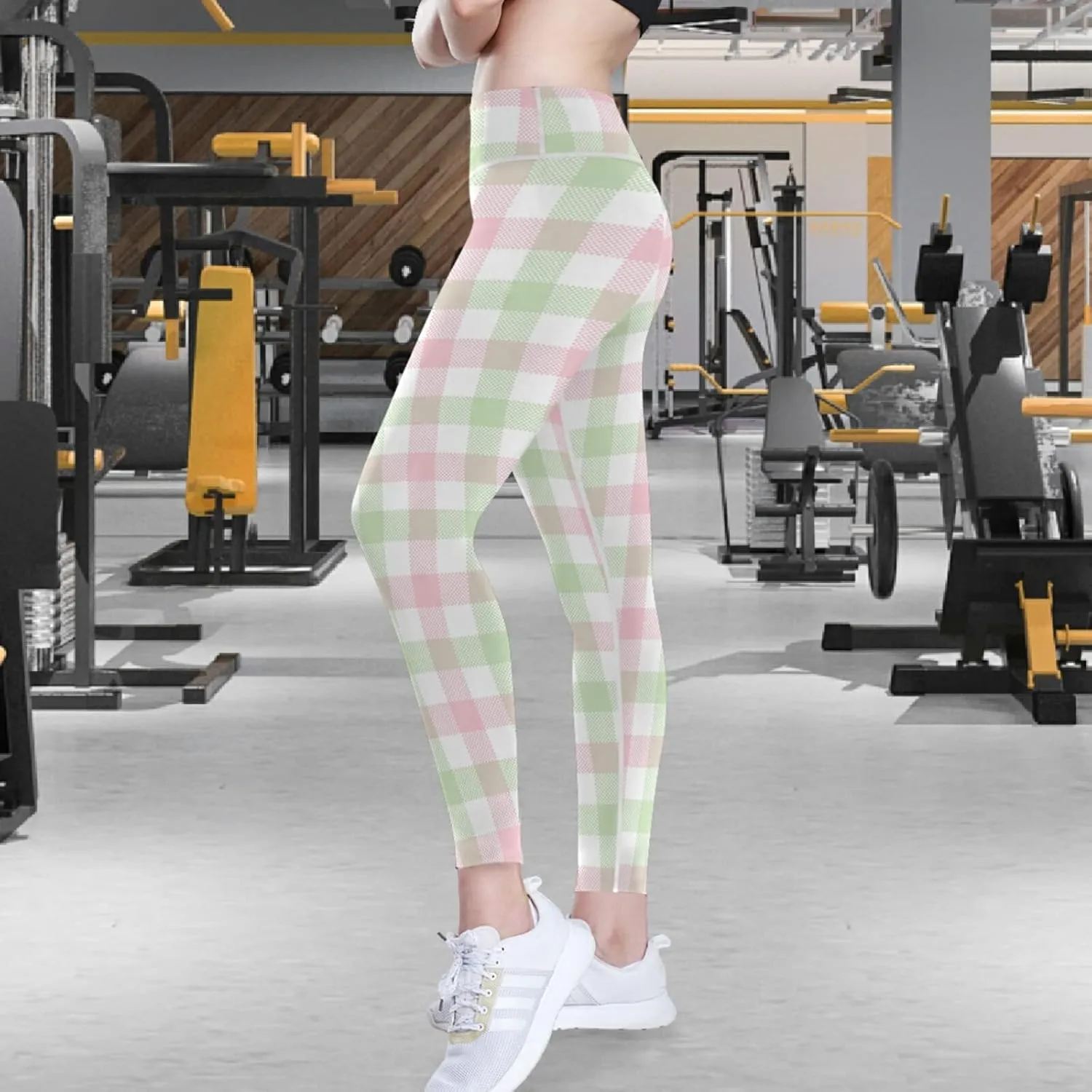 visesunny Women's Yoga Pants High Waisted Tummy Control Non See-Through Running Workout Leggings with Pockets Athletic Pant