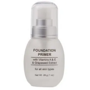 Vita Shoppe Makeup Foundation Mineral Infused Face Primer - Paraben Free/Talc Free Vitamin A & E and Grape Seed Extract 1.0 Oz. Bottle