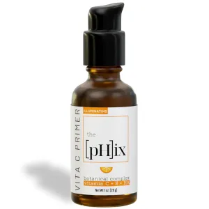 Vitamin C Primer - with Niacinamide, Hyaluronic Acid, Vitamin B, Vitamin E, Collagen Boosting, Antioxidant-Rich Cream, Reduces Facial Pores and Face Wrinkles, Vegan Skin Care Serum