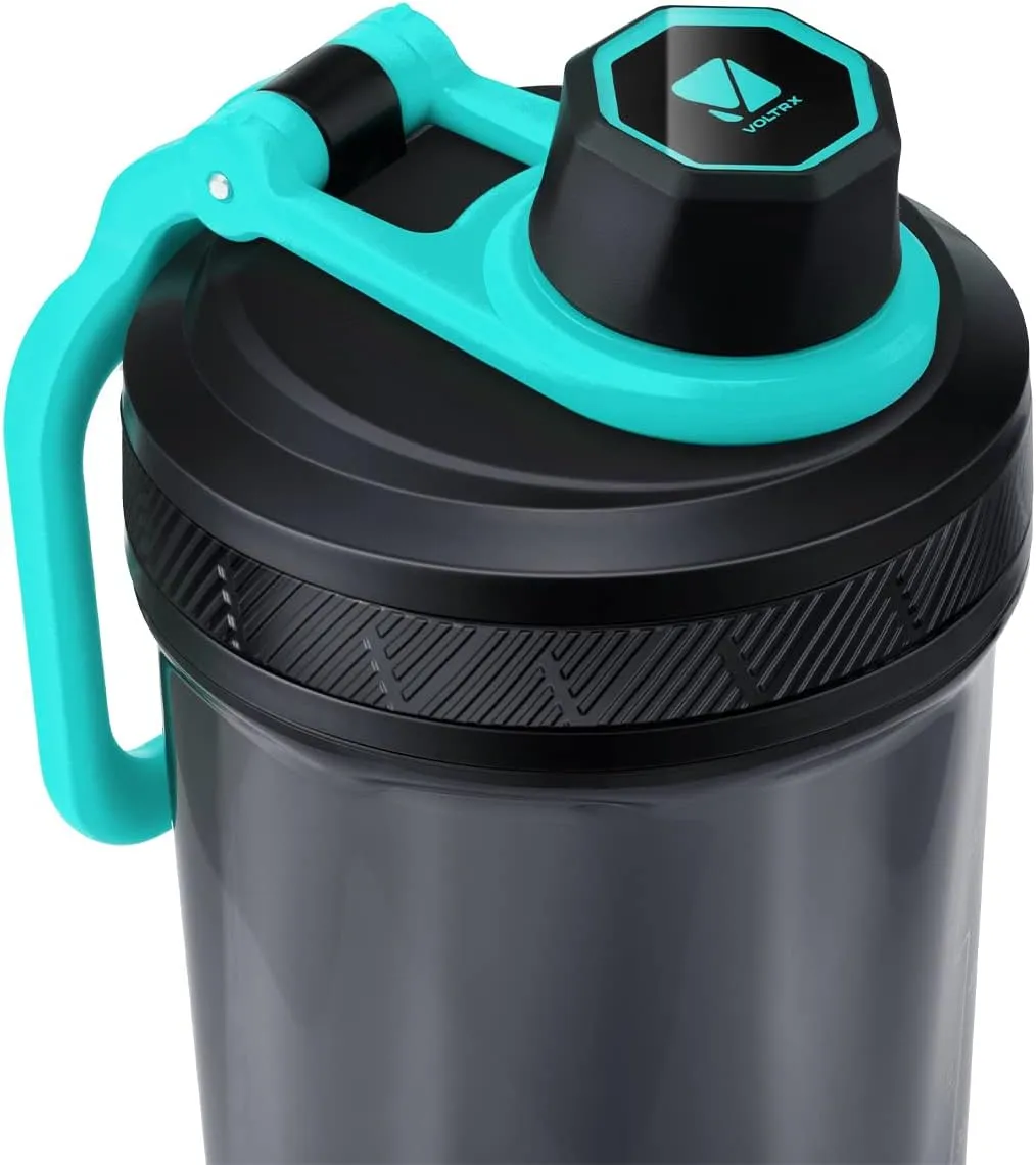 VOLTRX Shaker Bottle, Gallium USB C Rechargeable Electric Protein Mixer, Shaker Cups for Protein and Meal Replacement Shakes, BPA Free, Made with Tritan, 24oz