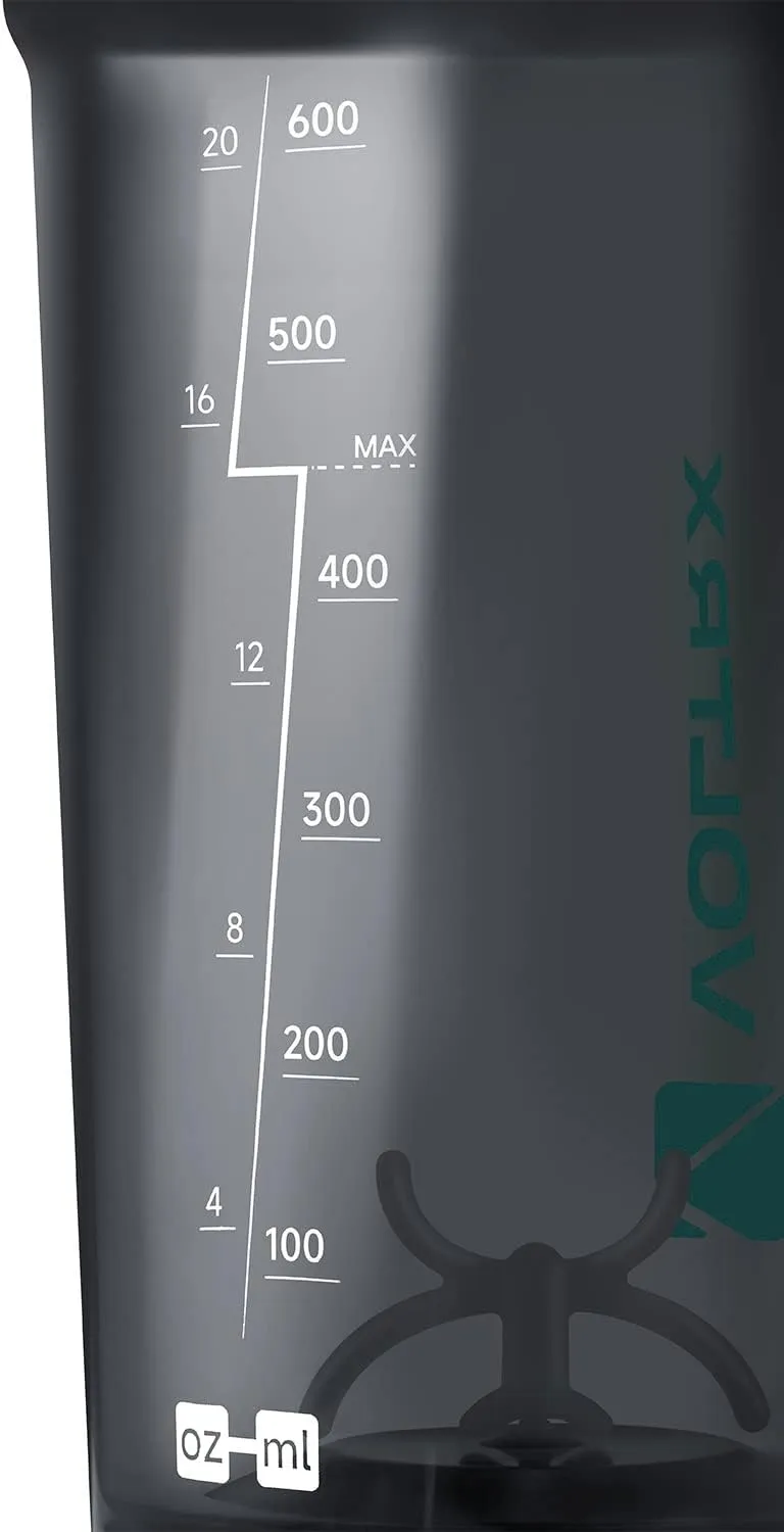 VOLTRX Shaker Bottle, Gallium USB C Rechargeable Electric Protein Mixer, Shaker Cups for Protein and Meal Replacement Shakes, BPA Free, Made with Tritan, 24oz