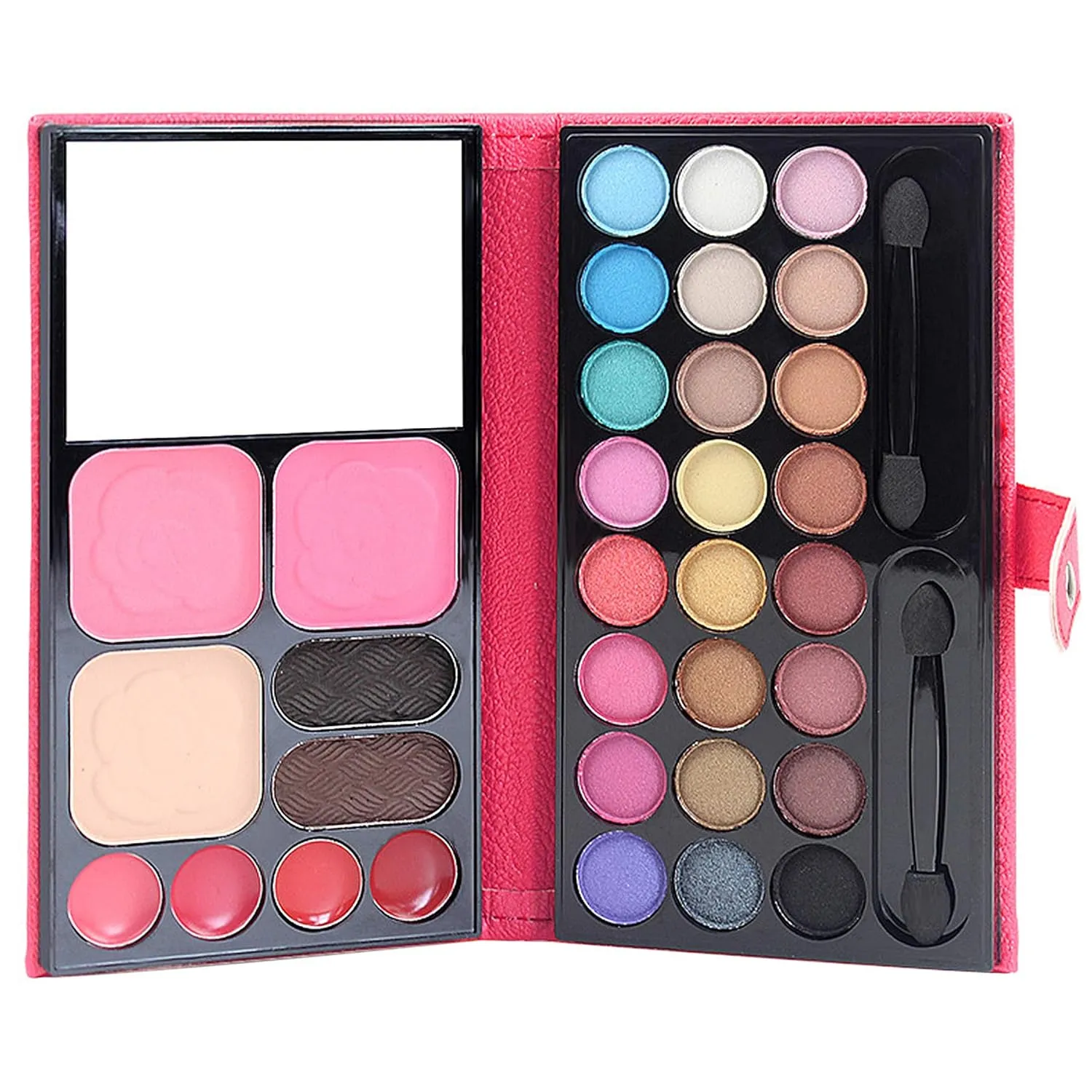 Vtrem Cosmetic Make up Palette Set Kit, 24 Colors Eyeshadow/Lip Glosses/Eyebrow Powder/Blushers/Pressed Powder/Mirror/Brushes, All-in-One Makeup Gift Set for Teens Girls Beginners Pros