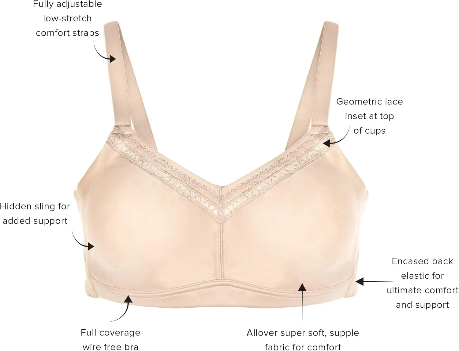 Wacoal Women's Wacoal Perfect Primer Wire Free Bra