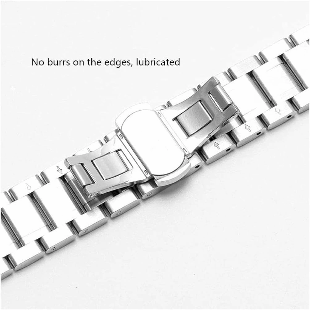 Watchband Quick Release Watch Strap 16mm 18mm 20mm Stainless Steel Watch Bands Metal Replacement Bracelet Strap for Men's Women's Watch Watch Wristband