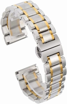 Watchband Quick Release Watch Strap 16mm 18mm 20mm Stainless Steel Watch Bands Metal Replacement Bracelet Strap for Men's Women's Watch Watch Wristband