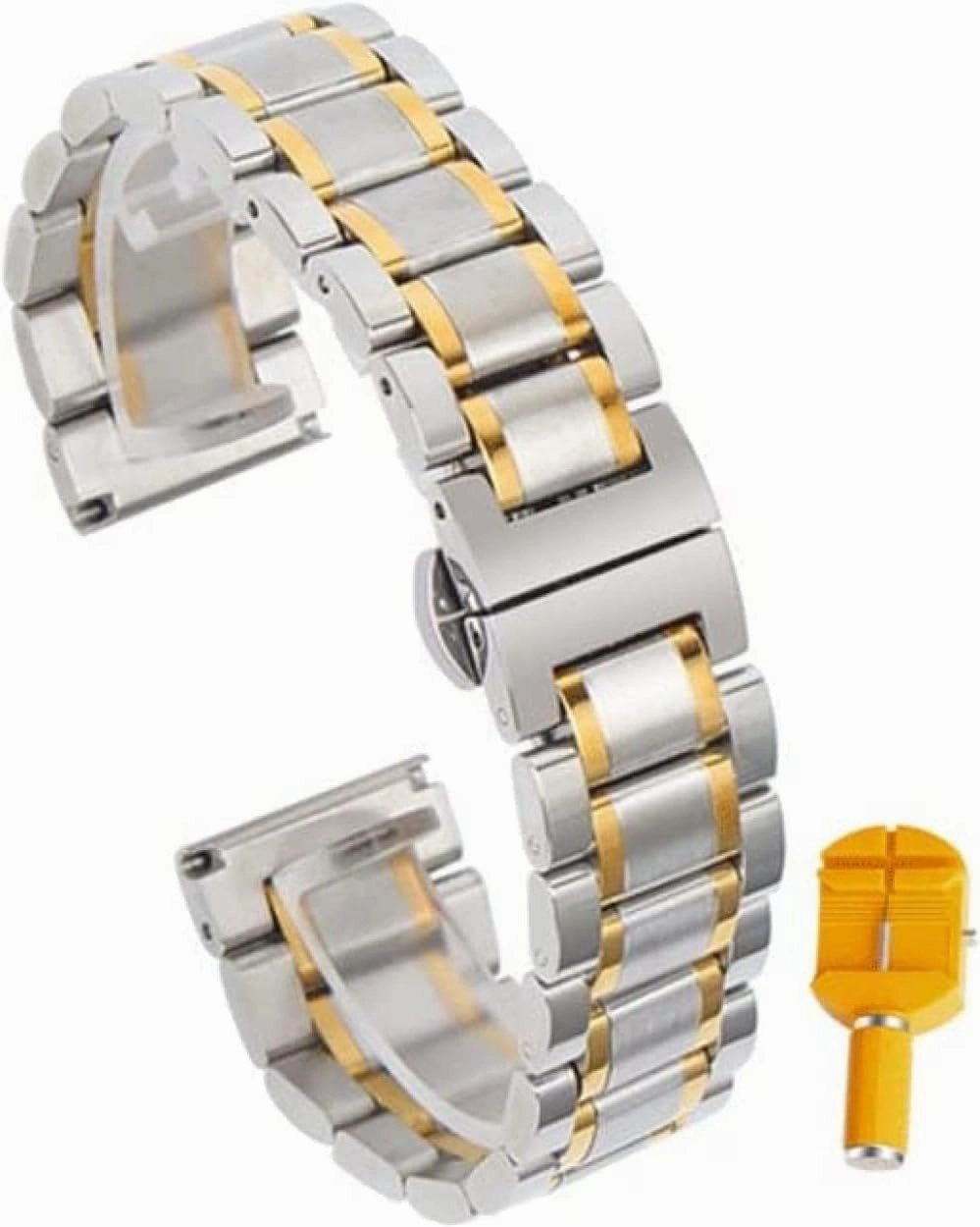 Watchband Quick Release Watch Strap 16mm 18mm 20mm Stainless Steel Watch Bands Metal Replacement Bracelet Strap for Men's Women's Watch Watch Wristband