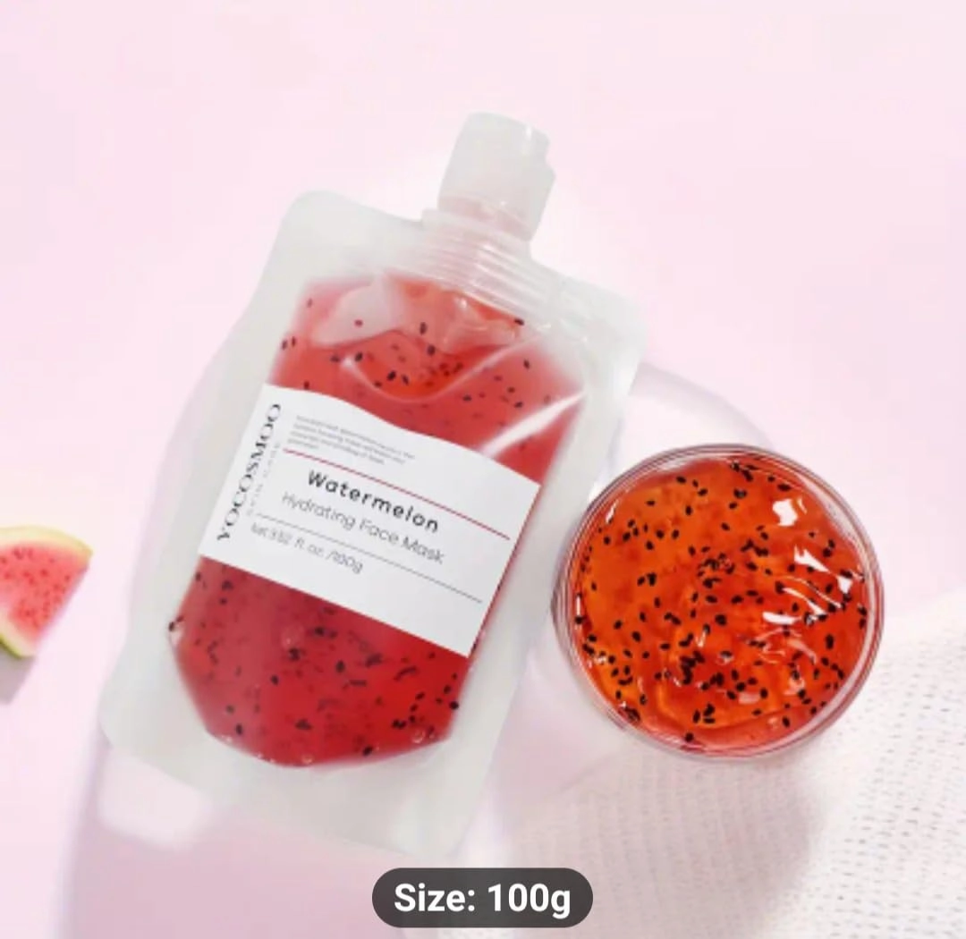 WatermelonGel Face Mask Lorean Beauty Mask(Watermelon Gel Mask 100g)