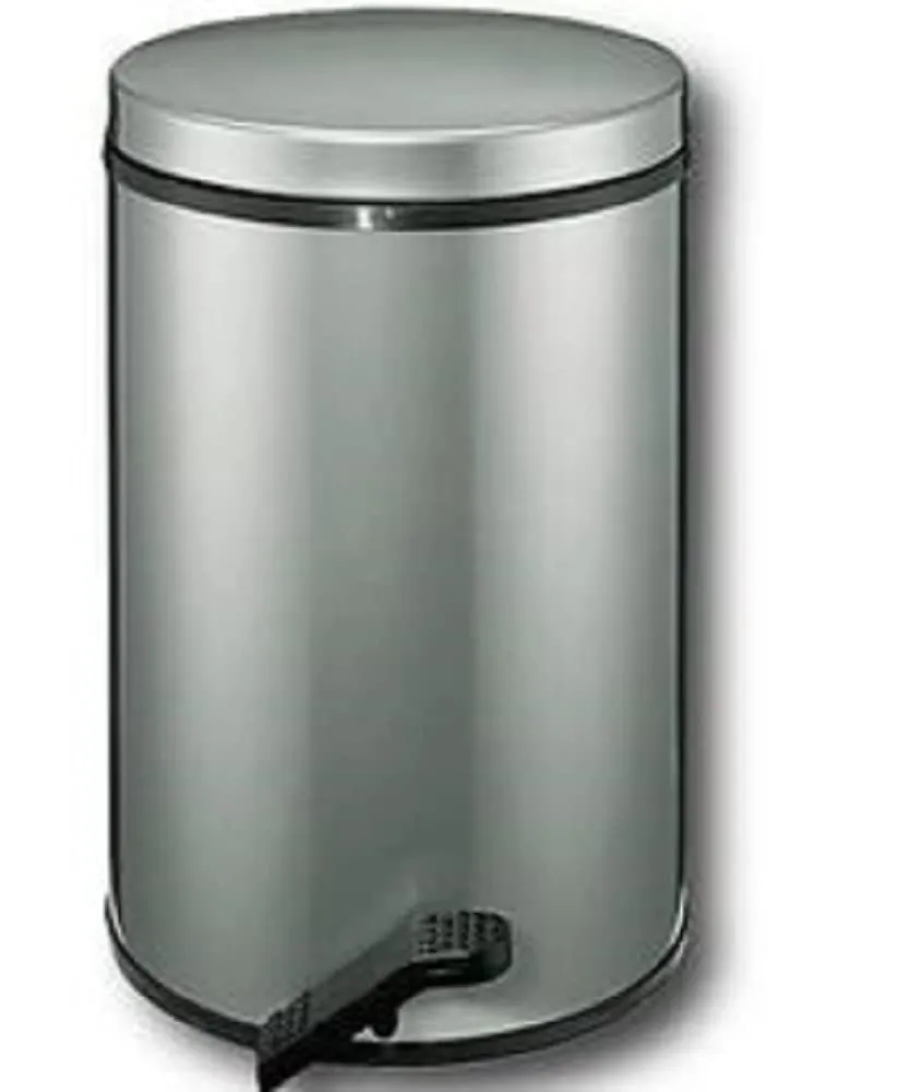 WESCO 117212-03 Pedal Bin & Plastic Liner, 3.8 gal (13 L)