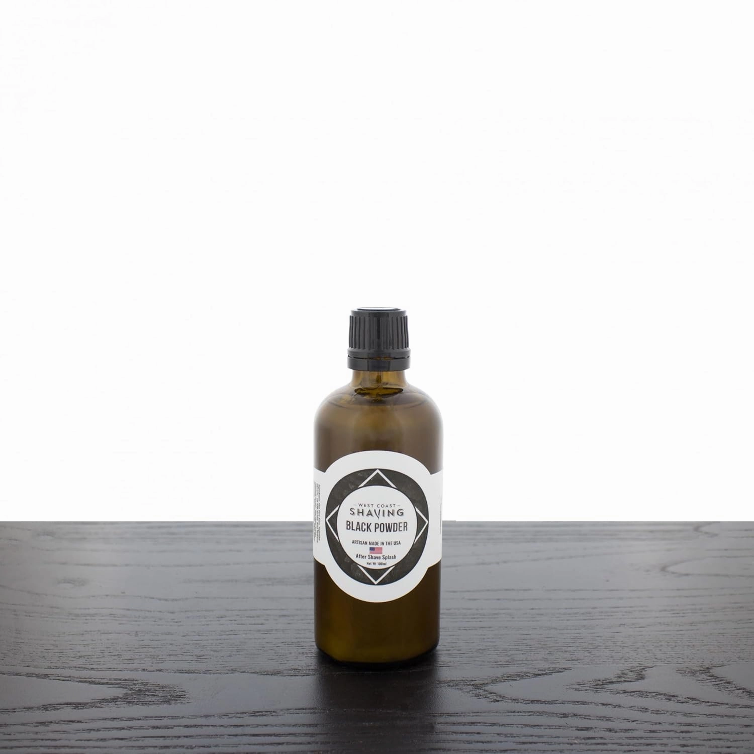 West Coast Shaving Black Powder After Shave Splash, Skin Nourishing,100ml