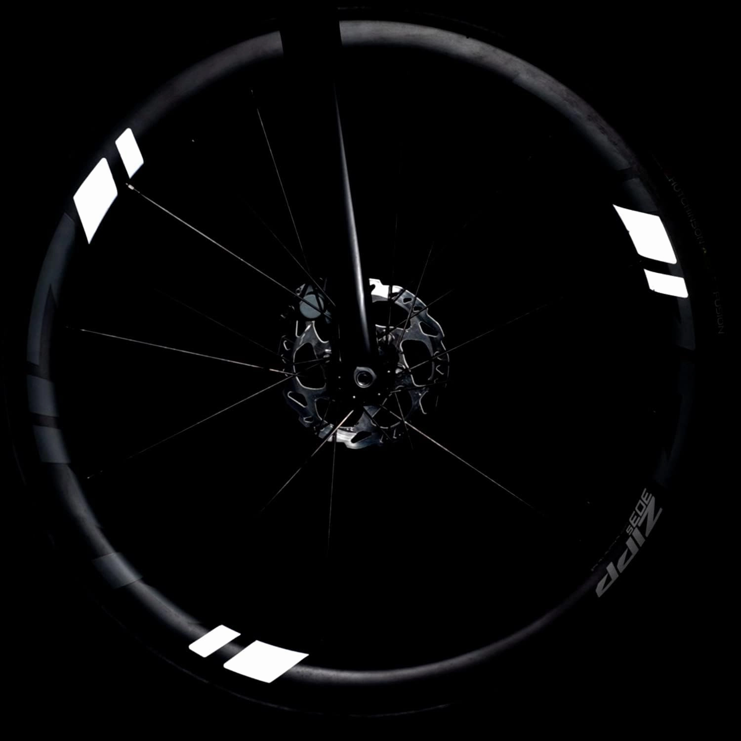 Wheel Flash 2.0 - Reflective Stickers for Bicycle Rims and Wheels - Bicycle Sticker, Reflective Sticker, Self Adhesive Reflective Tape (Silver)
