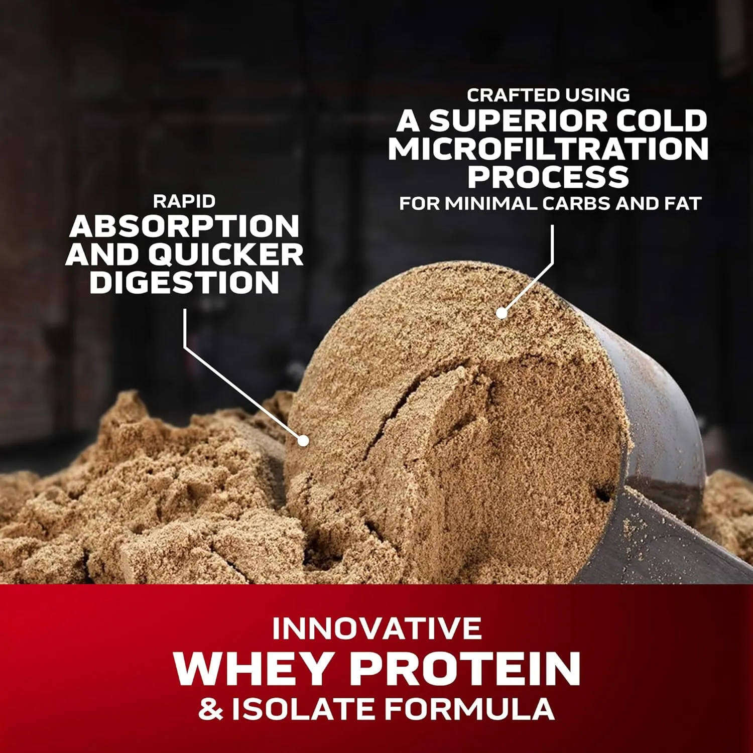 Whey Protein Powder , MuscleTech Nitro-Tech Whey Gold Protein Powder , Whey Protein Isolate Smoothie Mix , Protein Powder for Women & Men , Vanilla Protein Powder, 5 lbs (69 Serv)-package varies