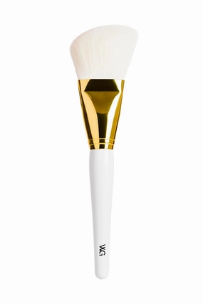 White Gold Synthetic Face Brush #1 Large Bronzer Brush