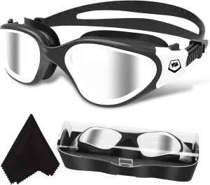 WIN.MAX Polarized Swimming Goggles Swim Pool Goggles Anti Fog Anti UV No Leakage Clear Vision for Men Women Adults Teenagers
