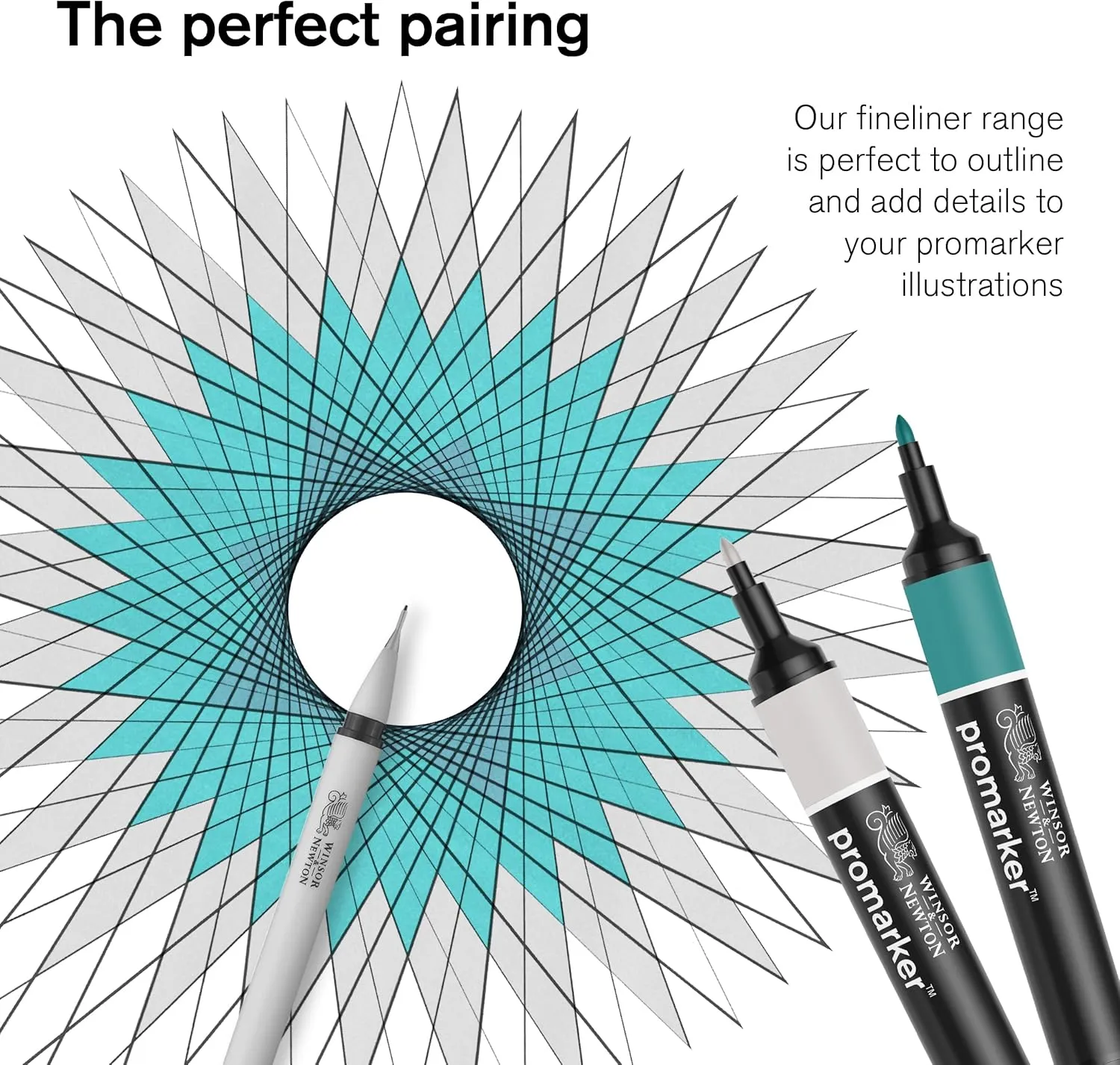 Winsor & Newton ProMarker Set, 12 Count, Manga Romance