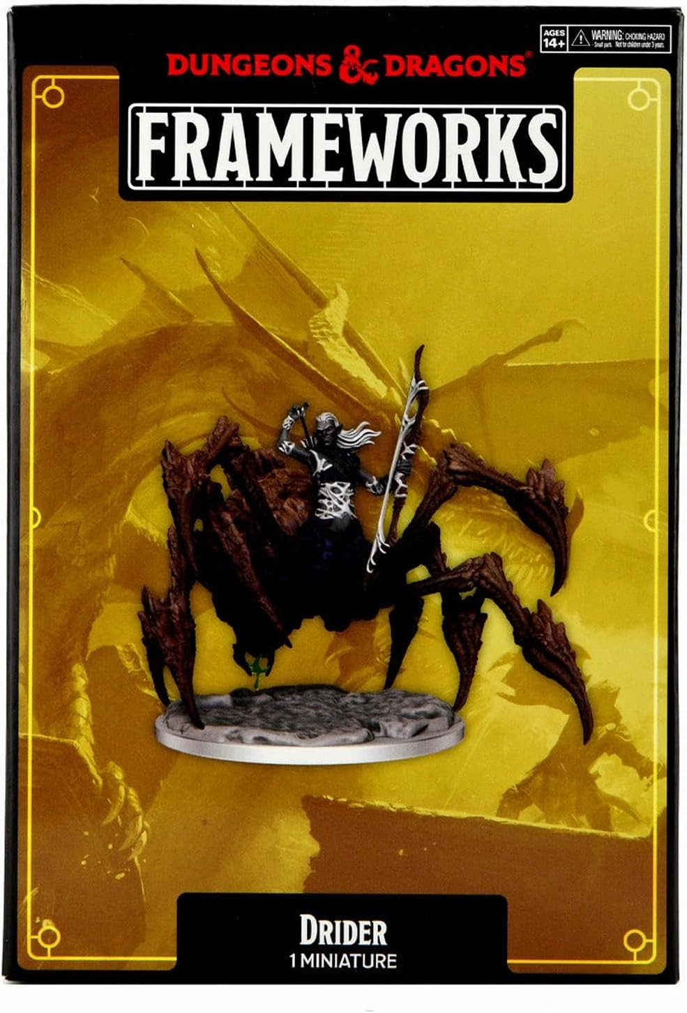 WizKids D&D Frameworks: Drider - Unpainted and Unassembled