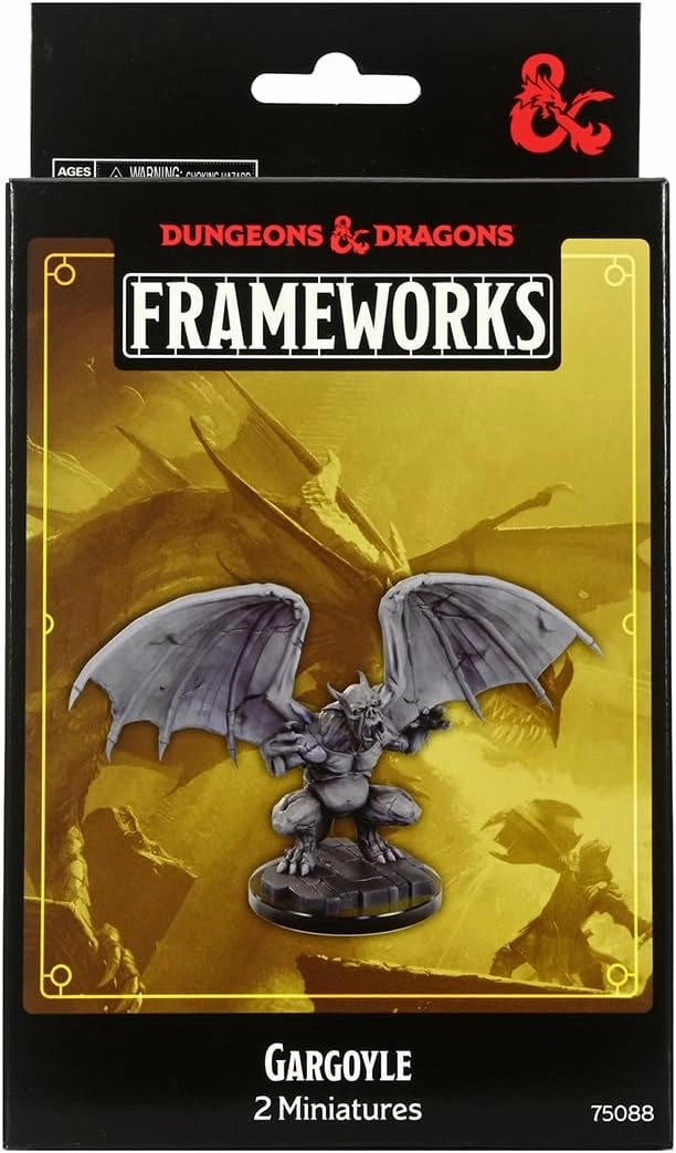 WizKids D&D Frameworks: Gargoyle - Unpainted and Unassembled