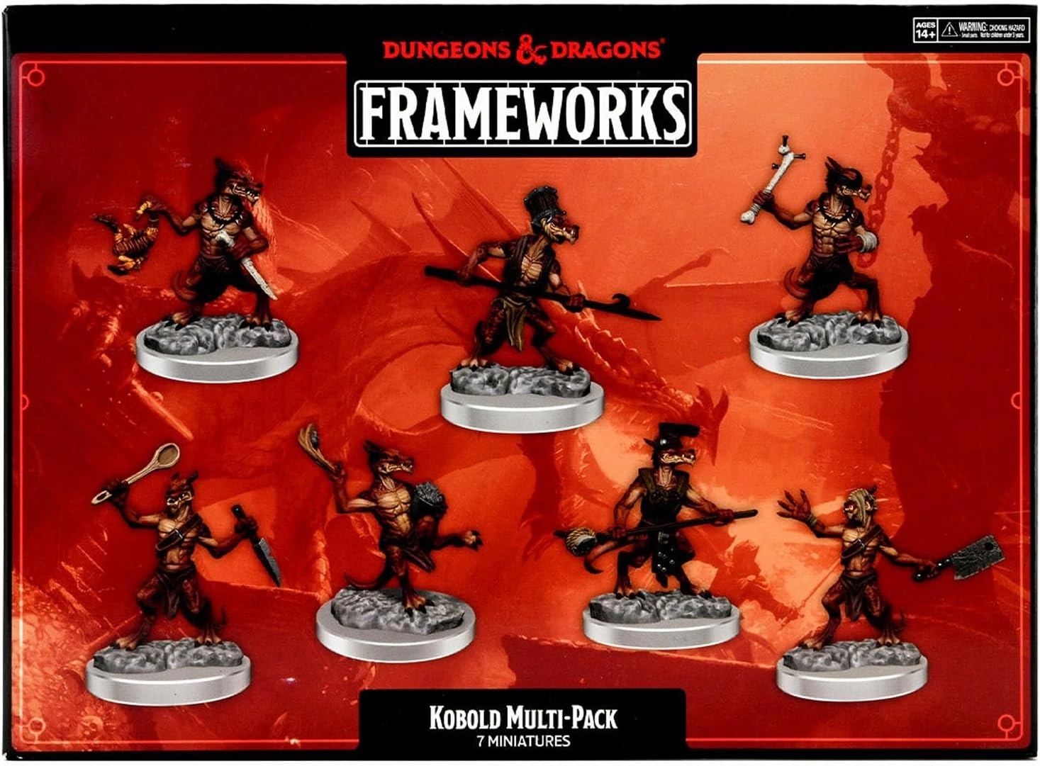 WizKids D&D Frameworks: Kobolds - Unpainted and Unassembled