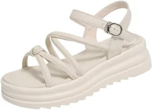 Women's open-toe casual fashion sandals, anti-slip and breathable, outdoor beach