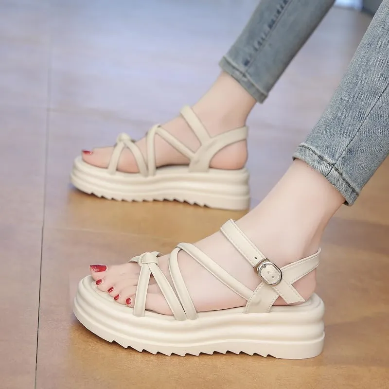 Women's open-toe casual fashion sandals, anti-slip and breathable, outdoor beach