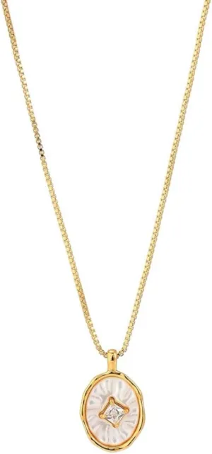 women's pendant necklace,18k Yellow Gold Pendant Necklace for Women,Zircon necklace,Gold Jewelry for Women Girls Gifts,Bridal Wedding Jewelry Gift, Fashionable jewelry,plated with 18K gold(1)
