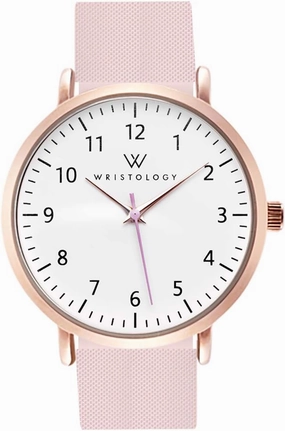 Wristology 19 Options - Maxi Numbers Watch, Silicone Band - Interchangeable Silicone Strap - Easy to Read Analog Face with Second Hand for Women, Men, Nurses, Teachers, Seniors, EMT Olivia