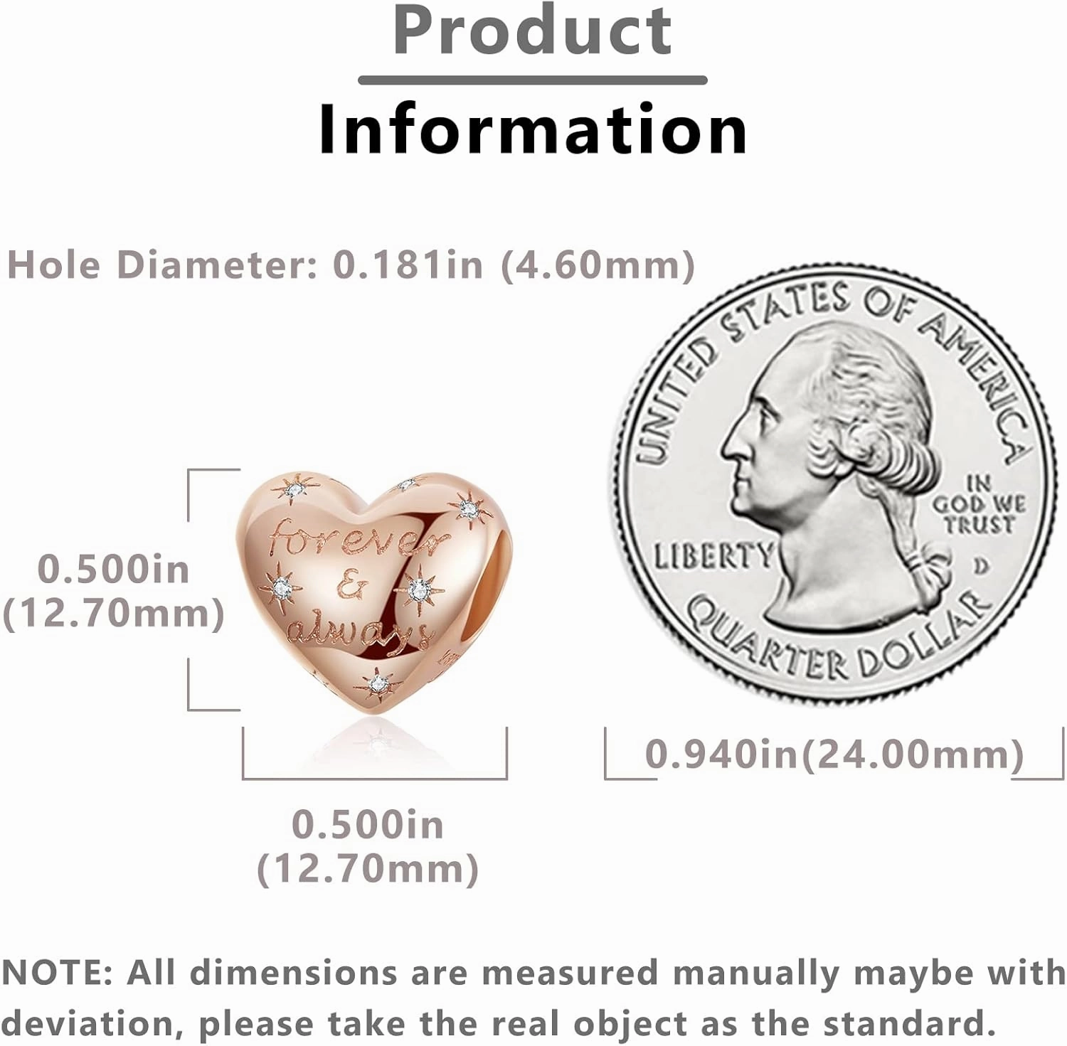 XinYouZhi S925 Sterling Silver Bead Charms for Bracelets with Cubic Zirconia DIY Bead Charms for Jewelry Making Birthday Valentines Day Charms for Women