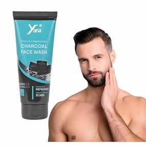 Yana Activat charcoal face wash, cleanser for men