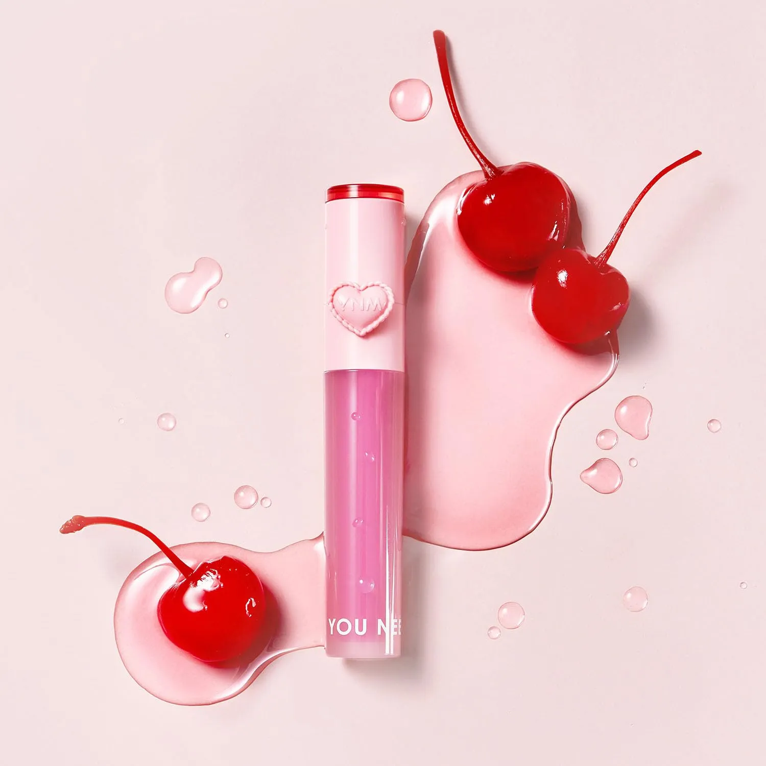 YNM Heart Jelling Tint (06 PLUM JELLING, 0.09 oz) Silicone Lip Brush Included, K-Beauty, Non-Sticky, Moisturizing, Smudge-Proof, Korean Lip Tint, Long-Lasting, Vivid Color