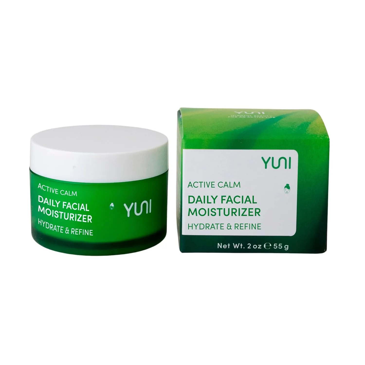 YUNI Beauty Facial Moisturizer & Hydrating Face Cream (2oz) – Nourishing Face & Neck Lotion for Smooth, Soft Skin – Natural Skin Care, Vegan, Paraben-Free, Cruelty-Free