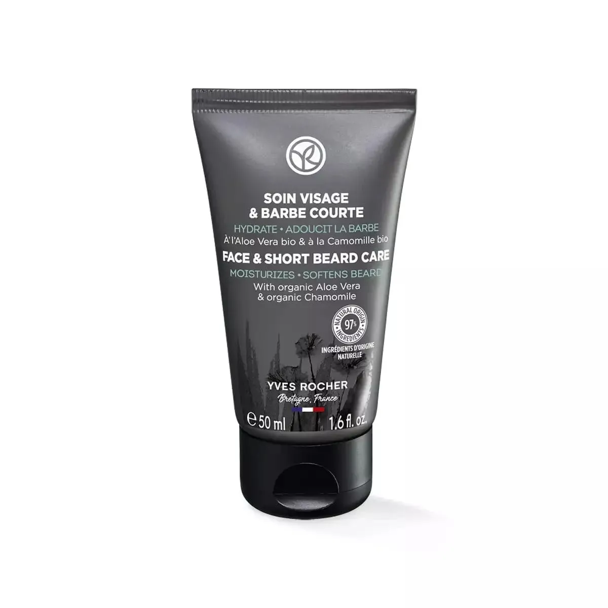 Yves Rocher Face and Beard Care Anti-Irritations Softening Cream Men 50 ml./1.7 ml.oz