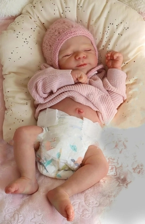 Zero Pam Realistic Reborn Baby Dolls, 20 Inch Lovely Newborn Baby Dolls Full Body Girl Soft Vinyl, Anatomically Correct Baby Doll with Full Accessories