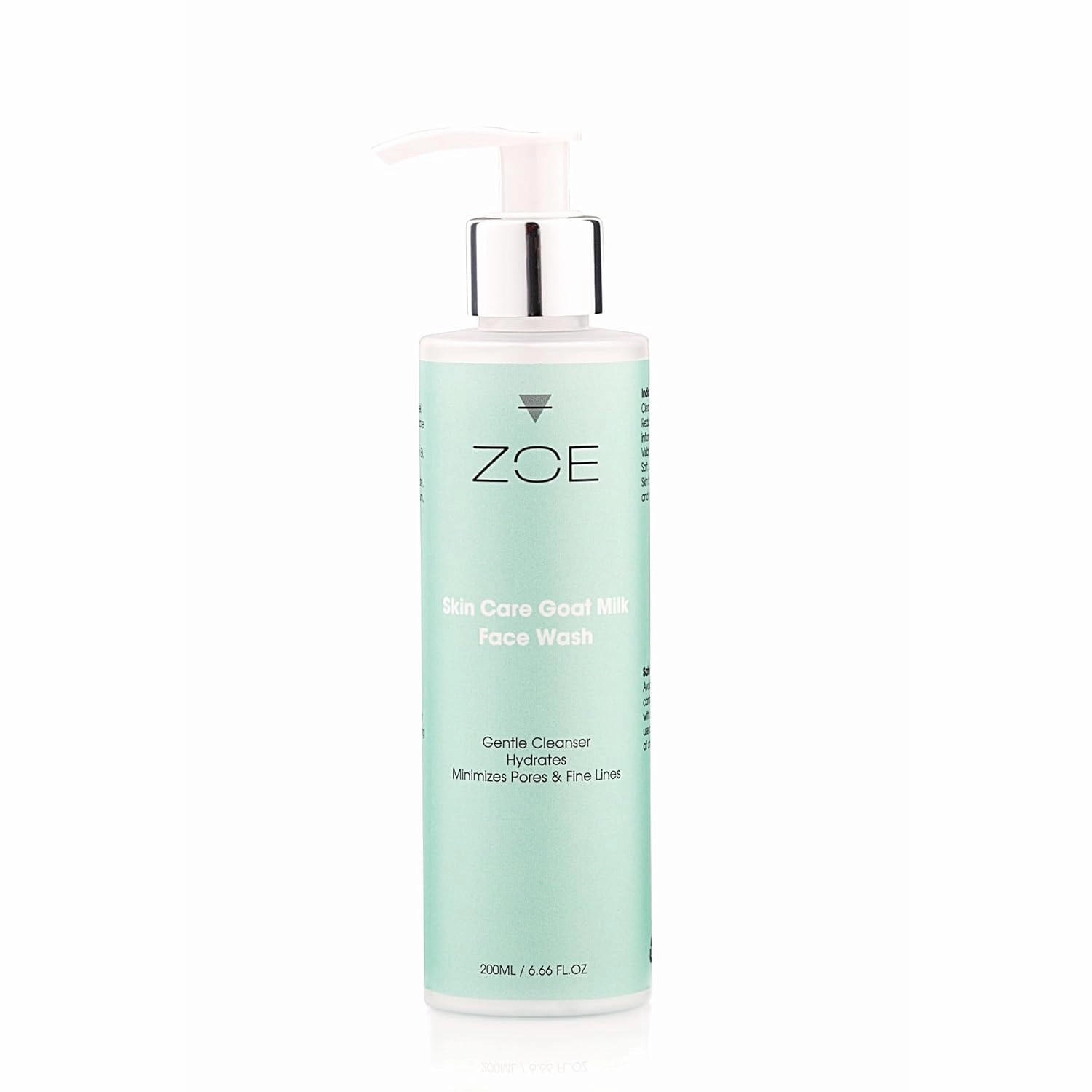 ZOE Skincare - Natural GOAT MILK Face Wash - Sensitive Skin and Dry Skin Face Cleanser - Vitamin E & ALOE VERA Face Wash - Cruelty & Fragrance Free Organic Skincare